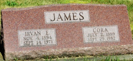 JAMES, IRVAN E. - Poweshiek County, Iowa | IRVAN E. JAMES 