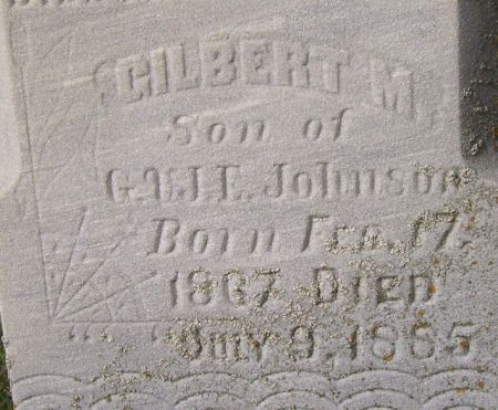 JOHNSON, GILBERT M. - Poweshiek County, Iowa | GILBERT M. JOHNSON 