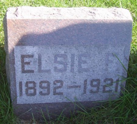 JOHNSTON, ELSIE  F. - Poweshiek County, Iowa | ELSIE  F. JOHNSTON 