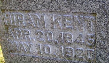 KENT, HIRAM - Poweshiek County, Iowa | HIRAM KENT 