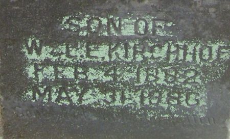 KIRCHHOF, WILLIE - Poweshiek County, Iowa | WILLIE KIRCHHOF 