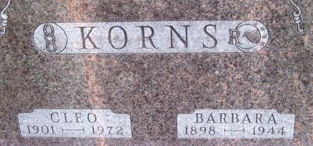 KORNS, CLEO - Poweshiek County, Iowa | CLEO KORNS 