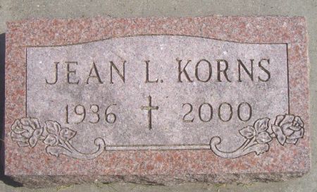 KORNS, JEAN L. - Poweshiek County, Iowa | JEAN L. KORNS 