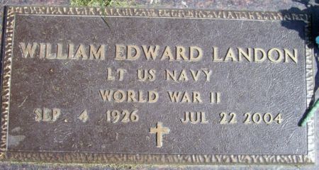 LANDON, WILLIAM EDWARD - Poweshiek County, Iowa | WILLIAM EDWARD LANDON 
