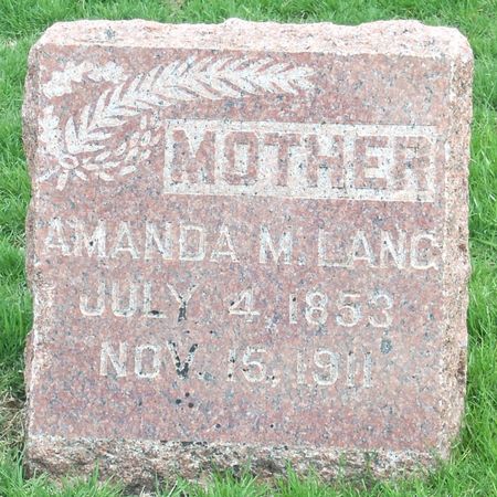 LANG, AMANDA M. - Poweshiek County, Iowa | AMANDA M. LANG 