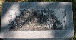 LATCHAM, MAUDE - Poweshiek County, Iowa | MAUDE LATCHAM 
