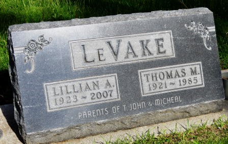 LEVAKE, THOMAS M. - Poweshiek County, Iowa | THOMAS M. LEVAKE 