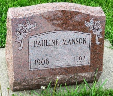 MANSON, PAULINE - Poweshiek County, Iowa | PAULINE MANSON 