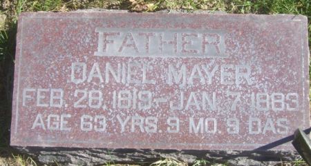 MAYER, DANIEL - Poweshiek County, Iowa | DANIEL MAYER 