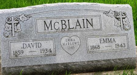 MARLOWE, EMMA - Poweshiek County, Iowa | EMMA MARLOWE 