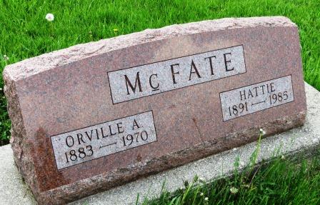 MCFATE, ORVILLE A. - Poweshiek County, Iowa | ORVILLE A. MCFATE 