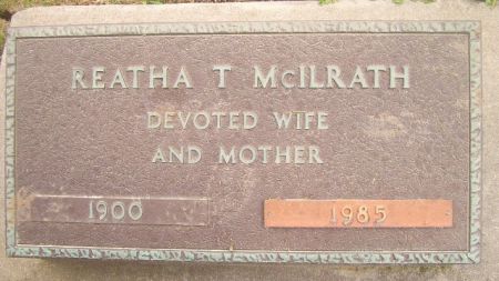 MCILRATH, REATHA T. - Poweshiek County, Iowa | REATHA T. MCILRATH 