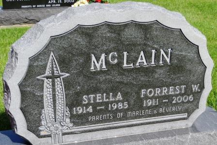 MCLAIN, STELLA - Poweshiek County, Iowa | STELLA MCLAIN 