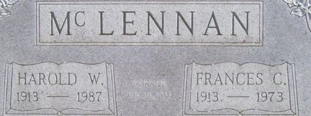 MCLENNAN, HAROLD W. - Poweshiek County, Iowa | HAROLD W. MCLENNAN 