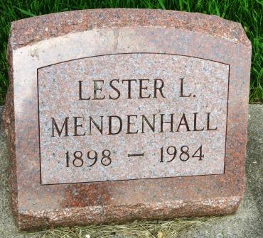 MENDENHALL, LESTER L. - Poweshiek County, Iowa | LESTER L. MENDENHALL 