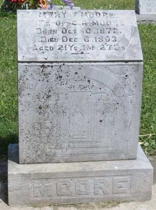 MOORE, MARY F. - Poweshiek County, Iowa | MARY F. MOORE 