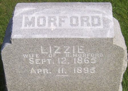 MORFORD, LIZZIE - Poweshiek County, Iowa | LIZZIE MORFORD 