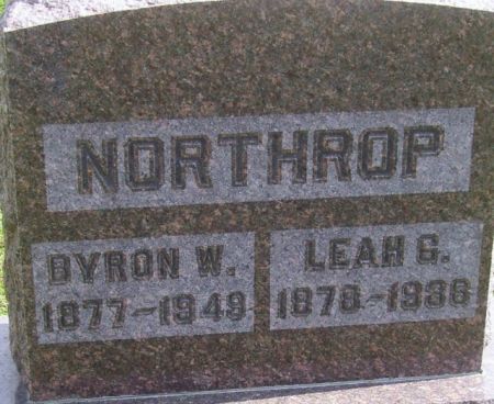 NORTHROP, LEAH G. - Poweshiek County, Iowa | LEAH G. NORTHROP 