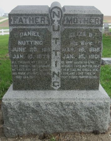 NUTTING, ELIZA B. - Poweshiek County, Iowa | ELIZA B. NUTTING 