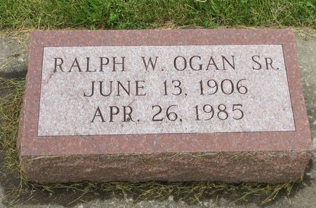 OGAN, SR., RALPH W. - Poweshiek County, Iowa | RALPH W. OGAN, SR. 
