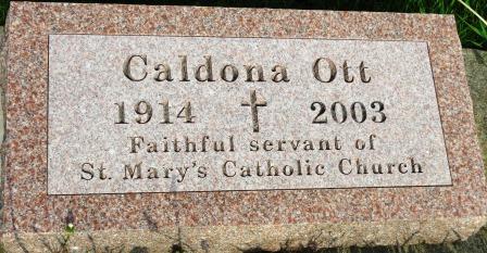 OTT, CALDONA - Poweshiek County, Iowa | CALDONA OTT 
