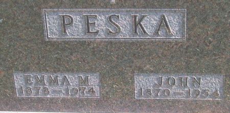 PESKA, JOHN - Poweshiek County, Iowa | JOHN PESKA 