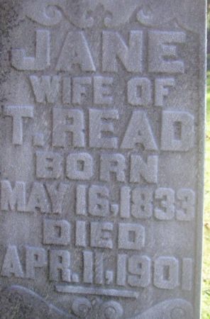 READ, JANE - Poweshiek County, Iowa | JANE READ 