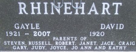 RHINEHART, GAYLE - Poweshiek County, Iowa | GAYLE RHINEHART 