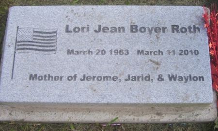 BOYER ROTH, LORI JEAN - Poweshiek County, Iowa | LORI JEAN BOYER ROTH 