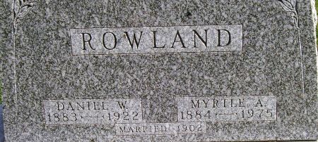 ROWLAND, MYRTLE A. - Poweshiek County, Iowa | MYRTLE A. ROWLAND 