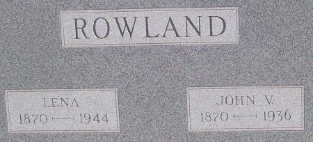 ROWLAND, LENA - Poweshiek County, Iowa | LENA ROWLAND 