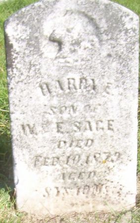 SAGE, HARRY E. - Poweshiek County, Iowa | HARRY E. SAGE 