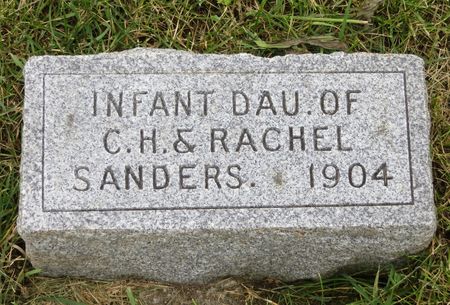 SANDERS, INFANT - Poweshiek County, Iowa | INFANT SANDERS 