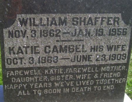 CAMBEL SHAFFER, KATIE - Poweshiek County, Iowa | KATIE CAMBEL SHAFFER 