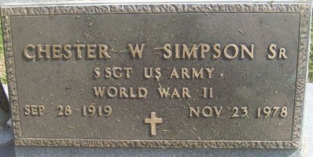 SIMPSON, CHESTER W., SR. - Poweshiek County, Iowa | CHESTER W., SR. SIMPSON 
