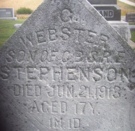 STEPHENSON, G. WEBSTER - Poweshiek County, Iowa | G. WEBSTER STEPHENSON 