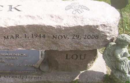 WARNICK, LOU - Poweshiek County, Iowa | LOU WARNICK 