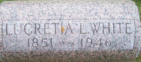 WHITE, LUCRETIA L. - Poweshiek County, Iowa | LUCRETIA L. WHITE 