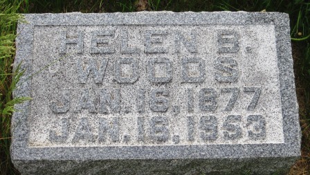 WOODS, HELEN B. - Poweshiek County, Iowa | HELEN B. WOODS 