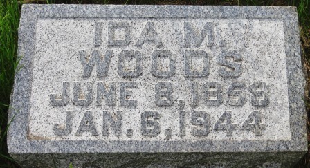 WOODS, IDA M. - Poweshiek County, Iowa | IDA M. WOODS 