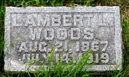 WOODS, LAMBERT L. - Poweshiek County, Iowa | LAMBERT L. WOODS 