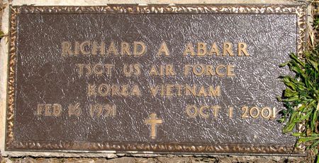 ABARR, RICHARD A. - Ringgold County, Iowa | RICHARD A. ABARR 