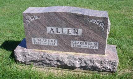 ALLEN, E. BLANCHE - Ringgold County, Iowa | E. BLANCHE ALLEN 