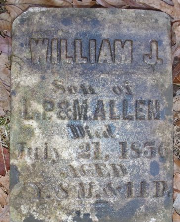 ALLEN, WILLIAM J. - Ringgold County, Iowa | WILLIAM J. ALLEN 