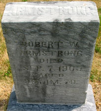 ARMSTRONG, ROBERT W. - Ringgold County, Iowa | ROBERT W. ARMSTRONG 