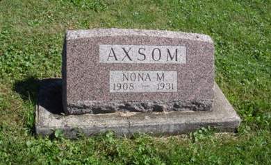 AXSOM, NONA M. - Ringgold County, Iowa | NONA M. AXSOM 