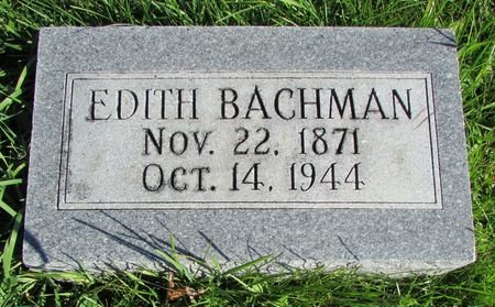 BACHMAN, EDITH - Ringgold County, Iowa | EDITH BACHMAN 