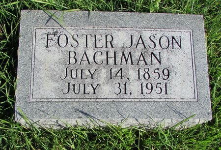 BACHMAN, FOSTER JASON - Ringgold County, Iowa | FOSTER JASON BACHMAN 