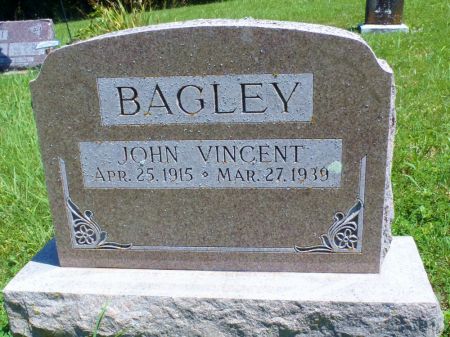BAGLEY, JOHN VINCENT - Ringgold County, Iowa | JOHN VINCENT BAGLEY 