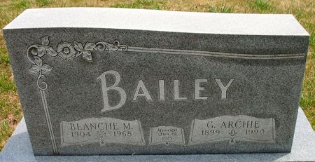 BAILEY, BLANCHE M. - Ringgold County, Iowa | BLANCHE M. BAILEY 